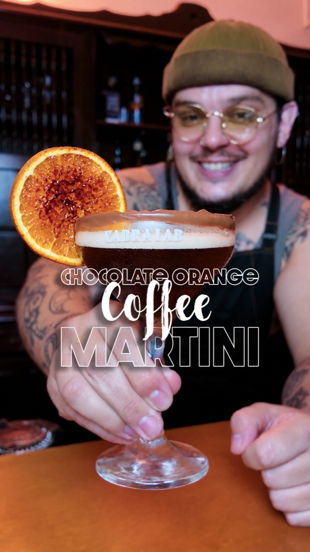 Capa do vídeo Chocolate Orange Coffee Martini, com Cabra Lab