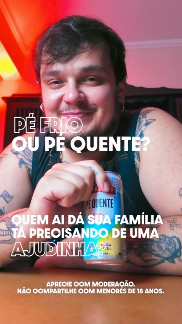 Capa do vídeo Pé Quente, Pé Frio, com Smirnoff Ice